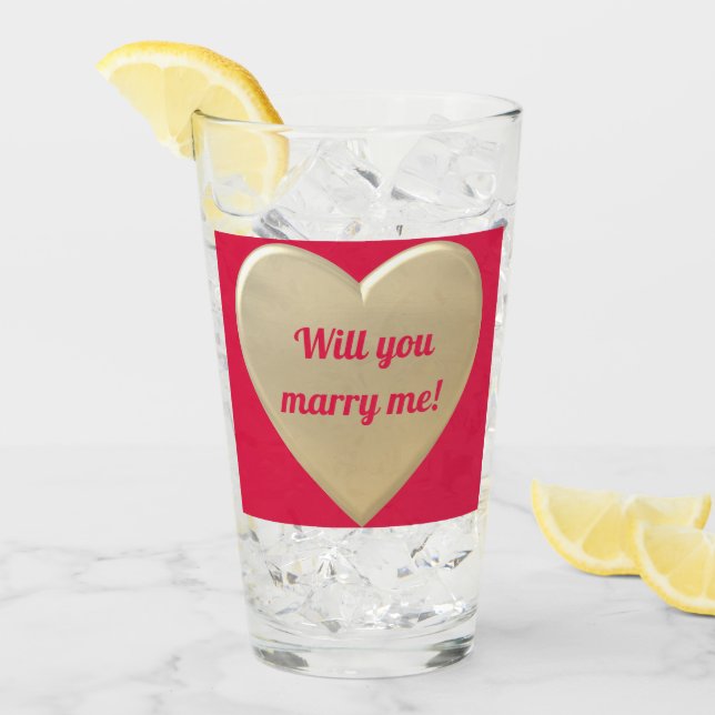 golden  hearts glass (Front Ice)