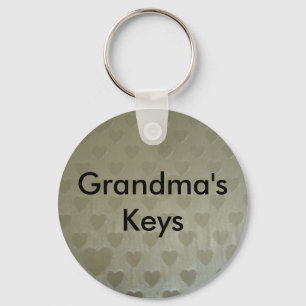 Golden Hearts Key Ring