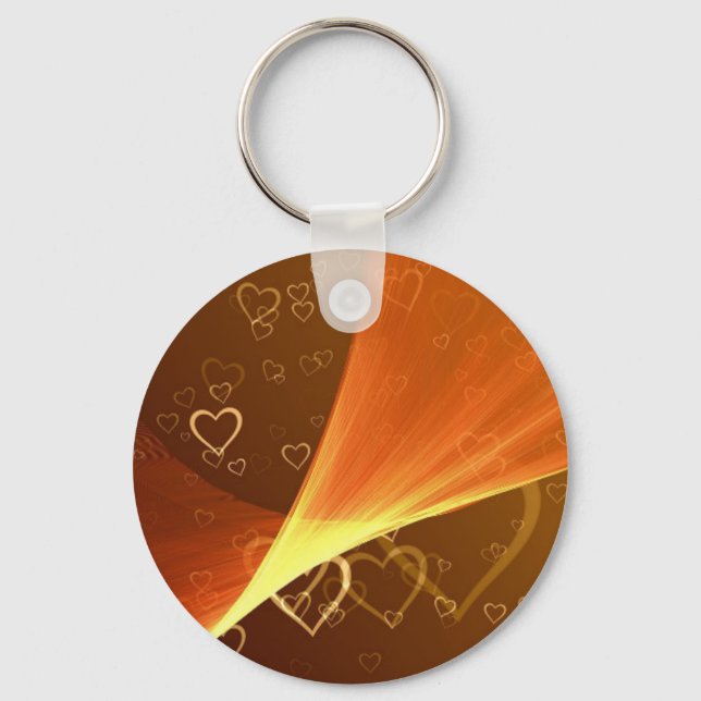 Golden Hearts Keychain (Front)