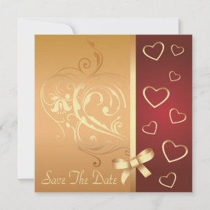 Golden Hearts Save the Date Announcement