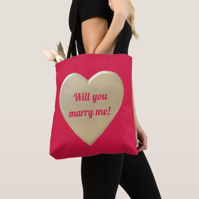 golden  hearts tote bag (Close Up)