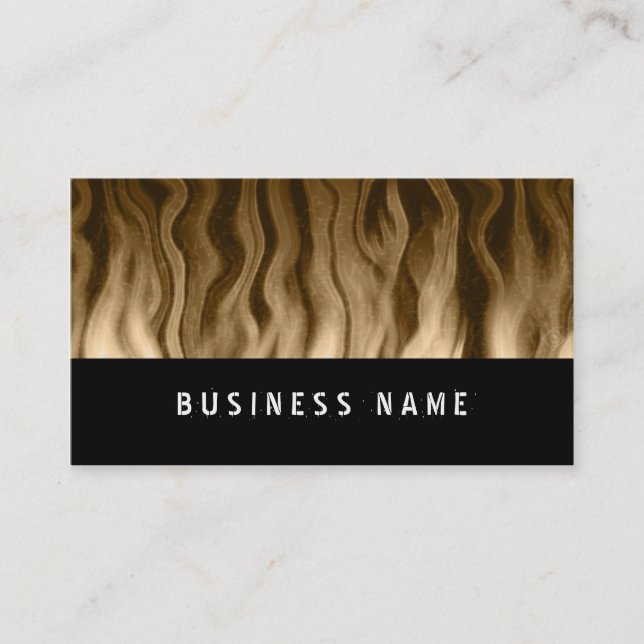 golden heat ~ bc business card (Front)