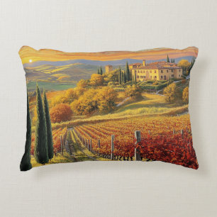 Golden Hillside Vineyard – Rectangular Pillow