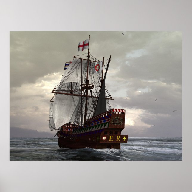 Golden Hind Poster (Front)