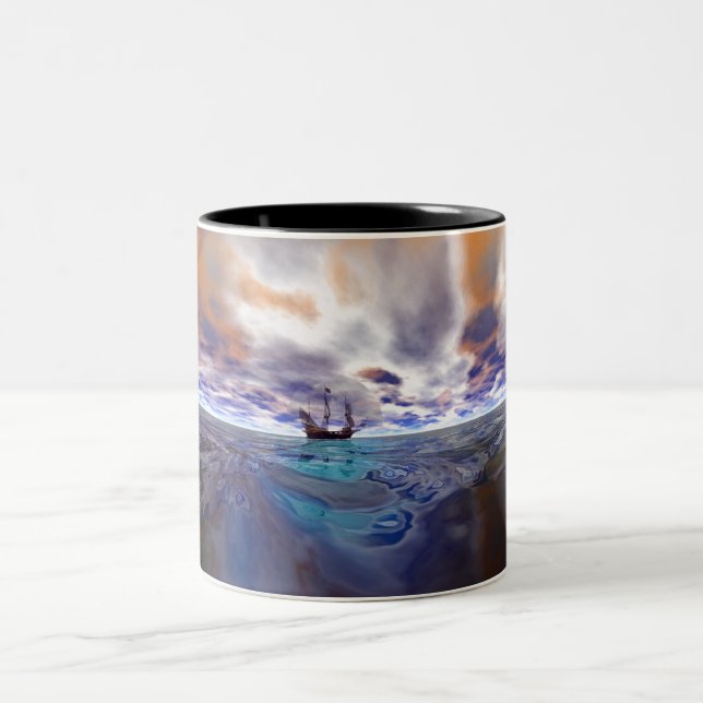 Golden Hind Two-Tone Coffee Mug (Center)