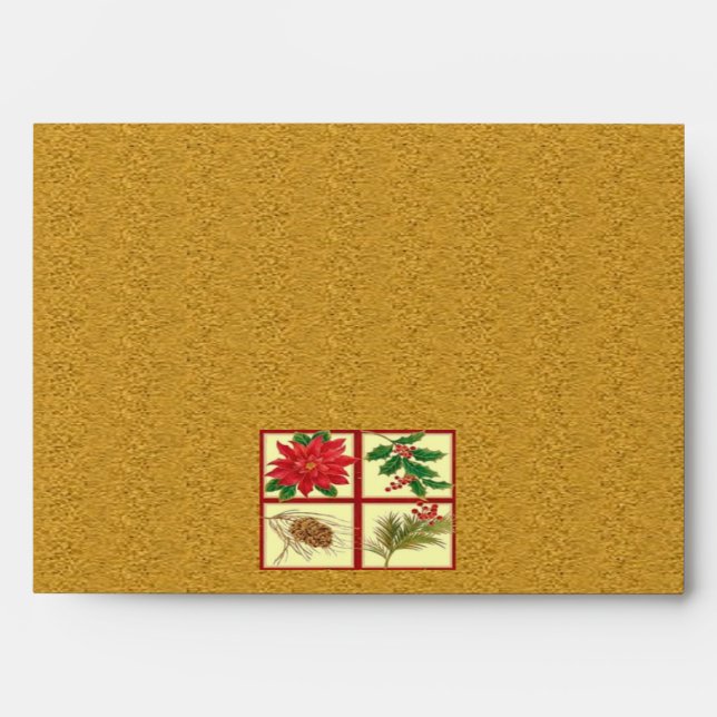 Golden Holidays Envelope (Front)