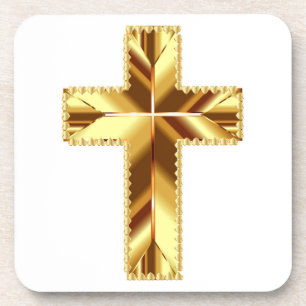 GOLDEN HOLY CROSS COASTER