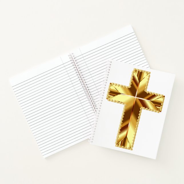 GOLDEN HOLY CROSS NOTEBOOK (Inside)