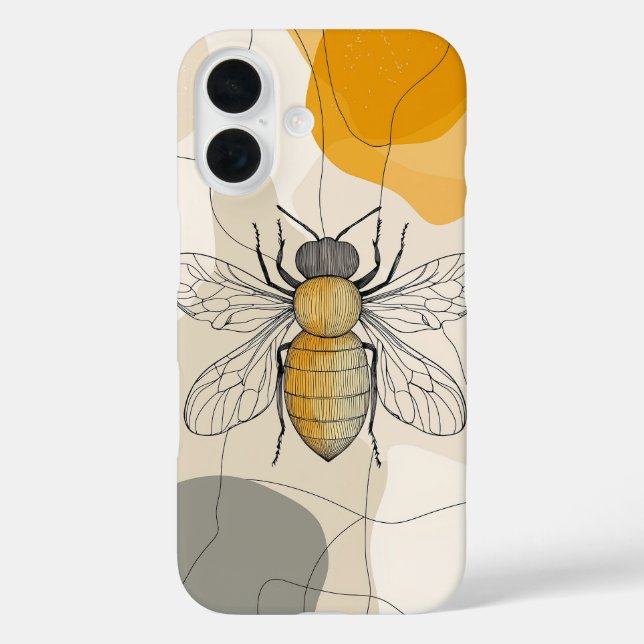 Golden Honey Bee Harmony Case-Mate iPhone Case (Back)