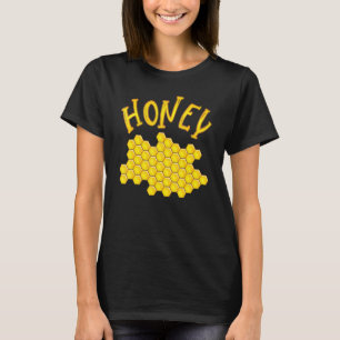 Golden Honey Comb Honey And Beekeeper T-Shirt