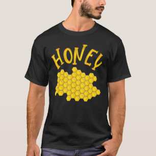 Golden Honey Comb Honey And Beekeeper T-Shirt
