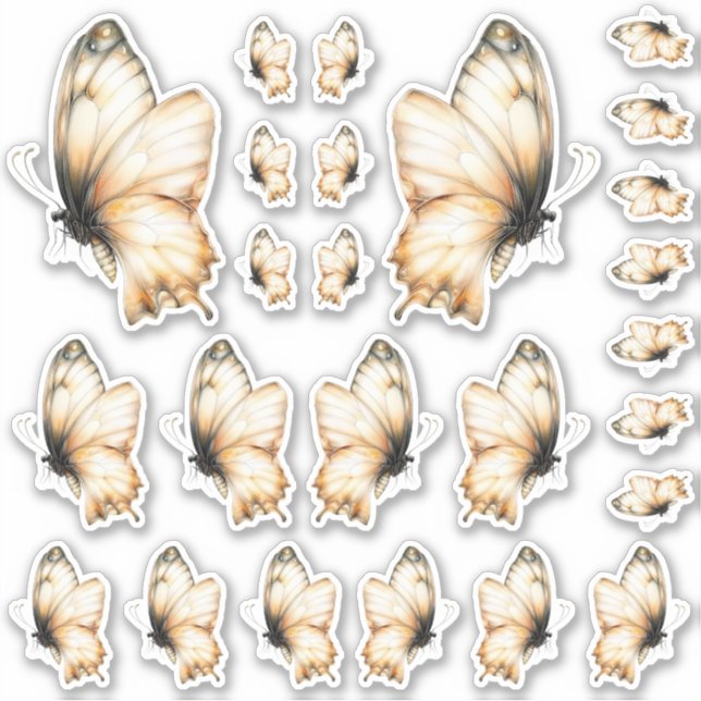 Golden Honey Fairy World – 05 butterflies sheet (Front)