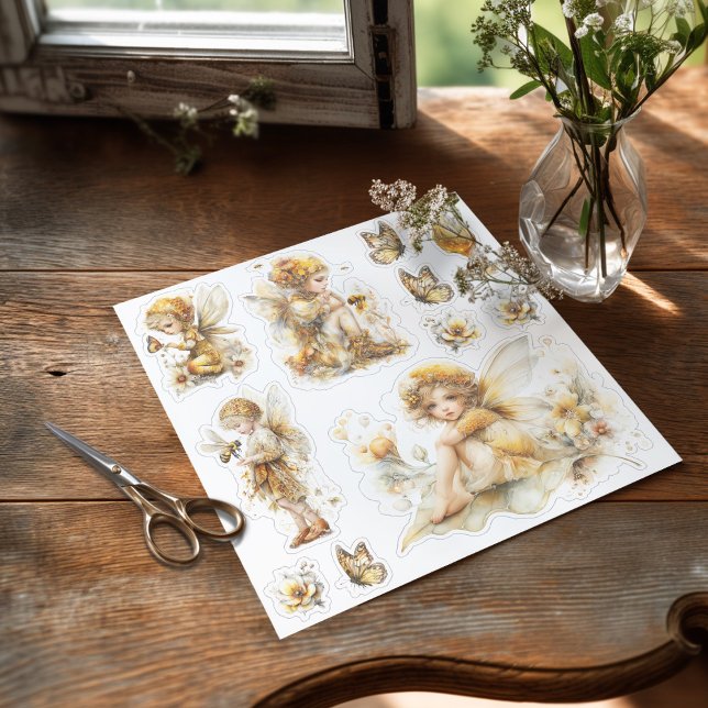 Golden Honey Fairy World – 2b The Awakening (Sticker on the table ready to be used

)