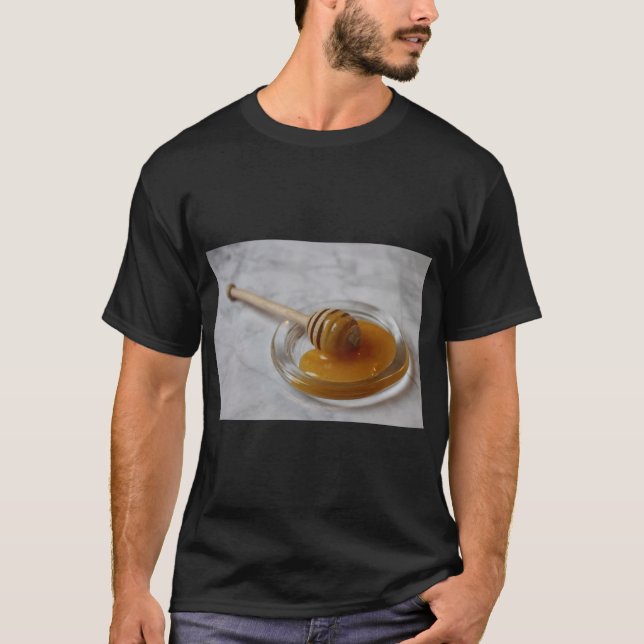 Golden Honey Flower Style Tee (Front)