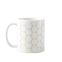 Golden HoneyComb Coffee Mug