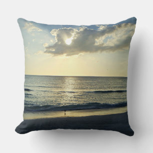 Golden Horizon at Daybreak Cushion