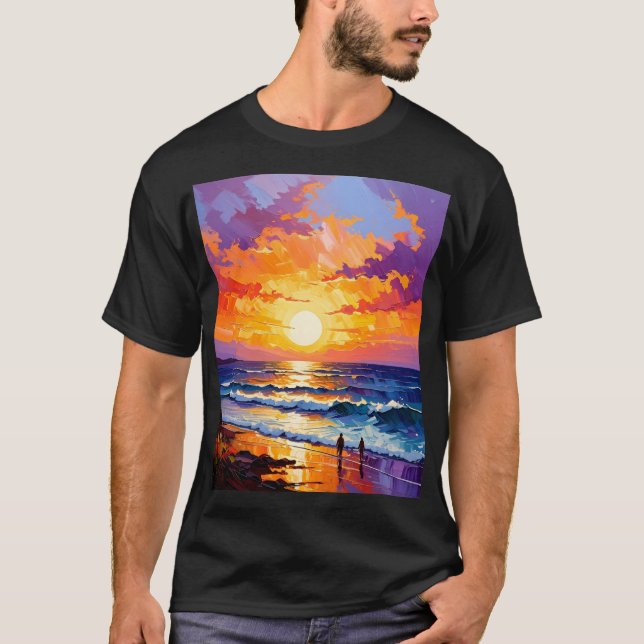 Golden Horizon Walk T-Shirt (Front)