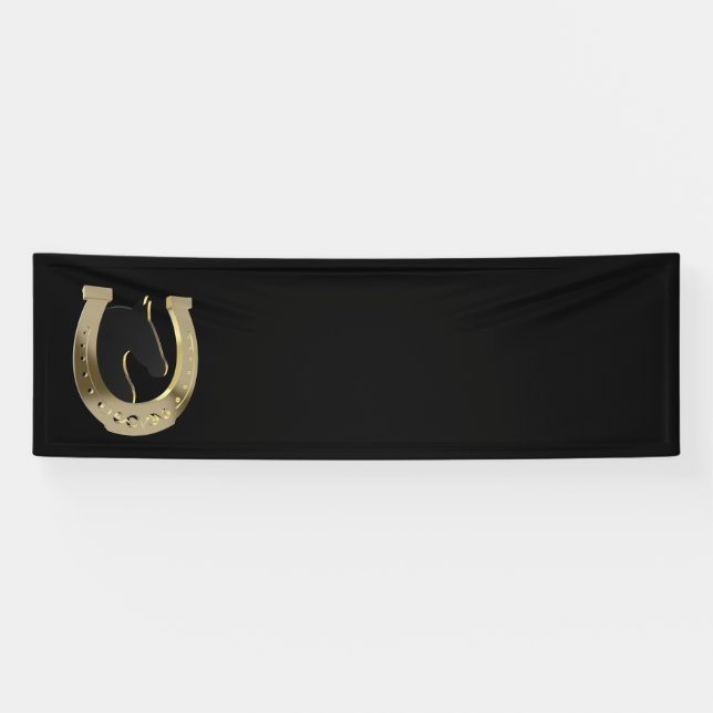 Golden horseshoe banner (Horizontal)
