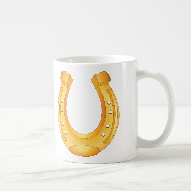 Golden Horseshoe Lucky Mug (Right)