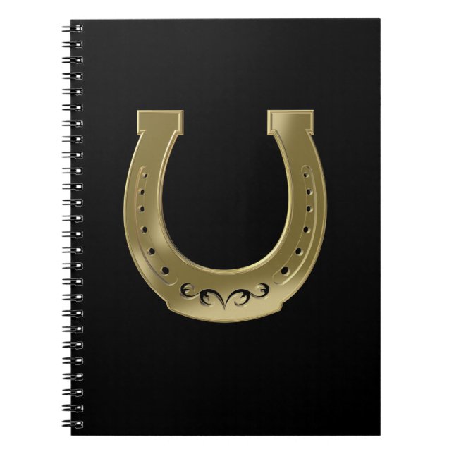 Golden horseshoe notebook (Front)