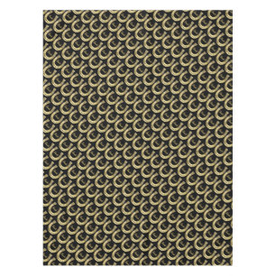 Golden horseshoe tablecloth