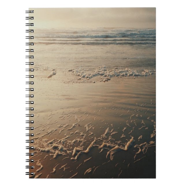 Golden Hour At Cannon Beach  Notebook (Front)