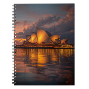 Golden Hour at Sydney Opera House Notebook