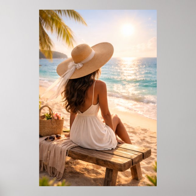 Golden Hour Bliss Poster (Front)