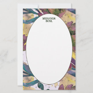 Golden Hour Blooms Note Card