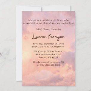 Golden Hour Bridal Shower Invitation
