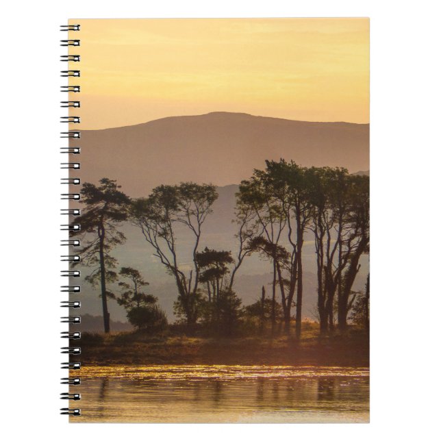Golden Hour Coastal Sunset Notebook Ireland Photo (Front)