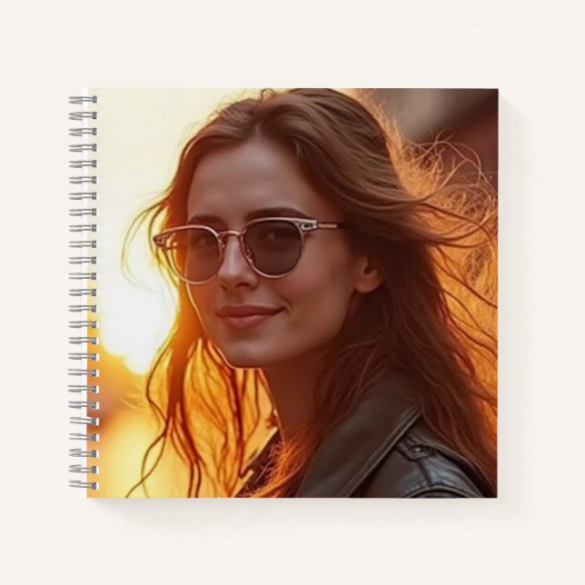 Golden Hour Elegance Notebook (Front)