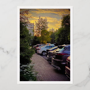 Golden Hour Foil Invitation – Customisable