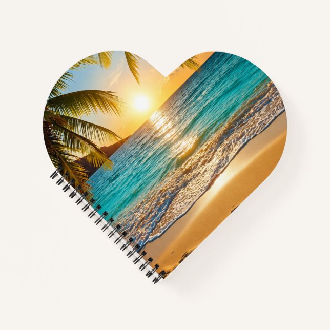 Golden Hour Palm Beach Notebook (Front)