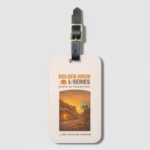 Golden Hour Route 66 L-Series Stanton Missouri Luggage Tag