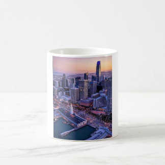 Golden Hour San Francisco City Aerial View Coffee Mug