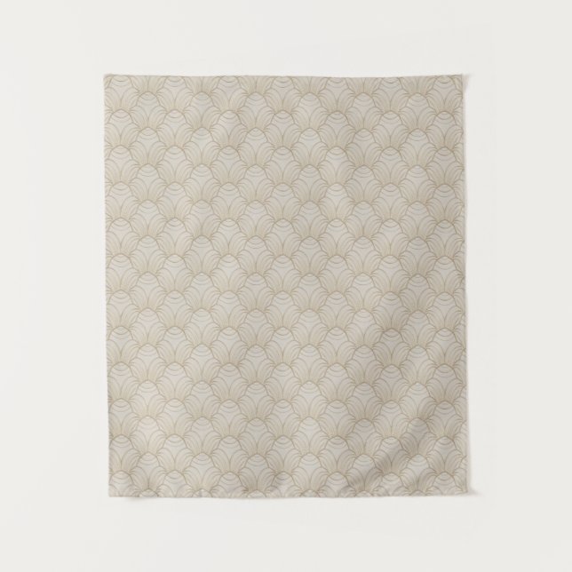 “Golden Hour Scallops” Tapestry (Front)