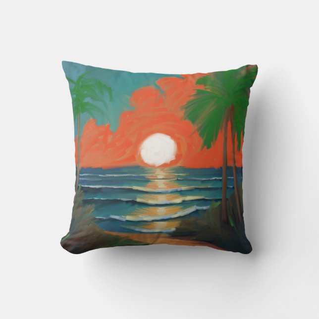 Golden Hour Serenity Cushion (Front)