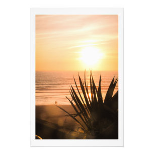 Golden Hour Sunet Photo Print