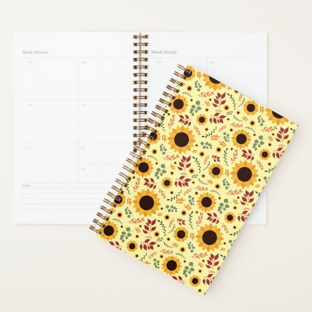 Golden Hour Sunflower | Small Daily Planner (Display)