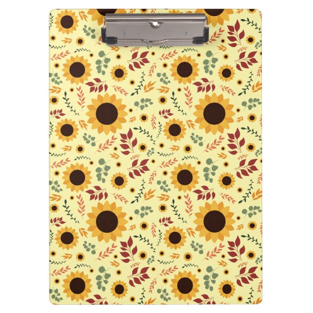 Golden Hour Sunflower | Standard Clipboard (Front)