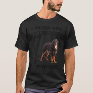 Golden Hovawart Saying Mum, Working Dog Dad Art, C T-Shirt
