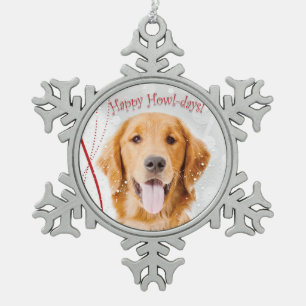 Golden Howl-days Ornament