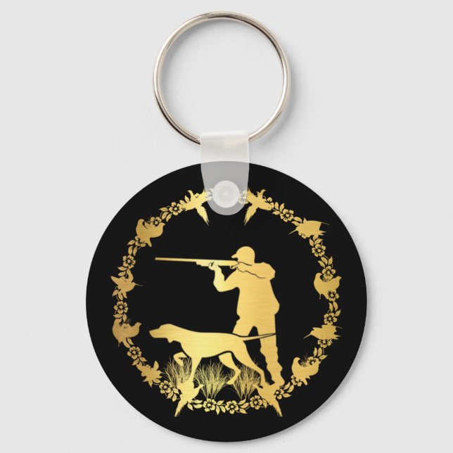 Golden hunter key ring (Front)