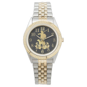 Golden hunter watch