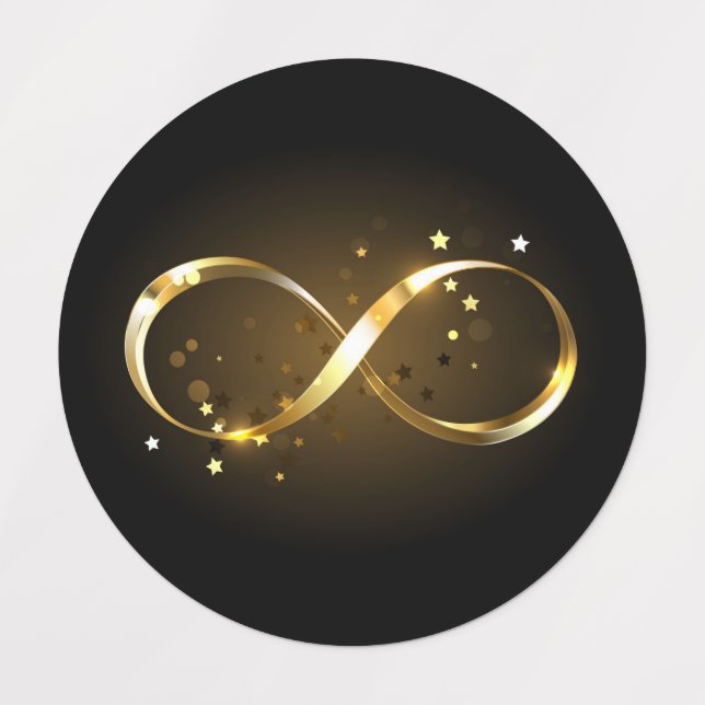 Golden Infinity Symbol (Design 1)