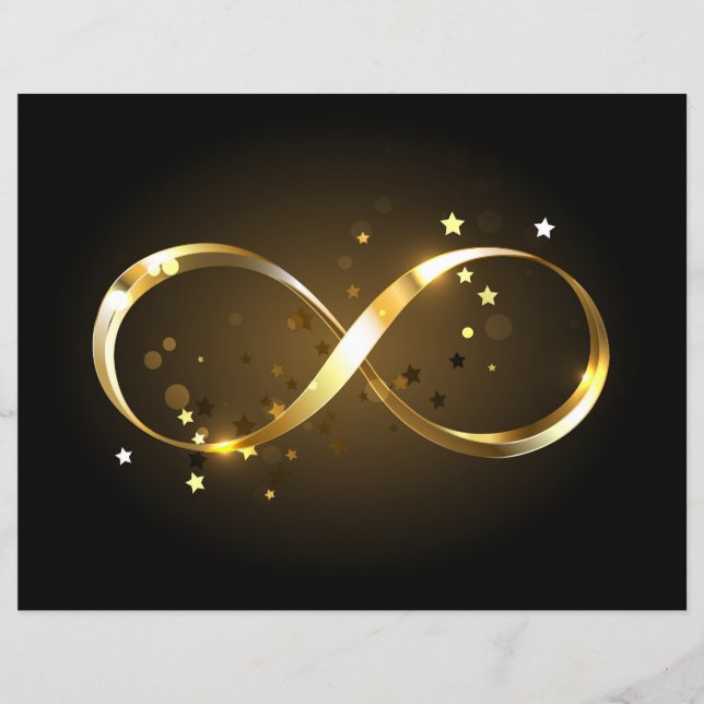 Golden Infinity Symbol (Front)