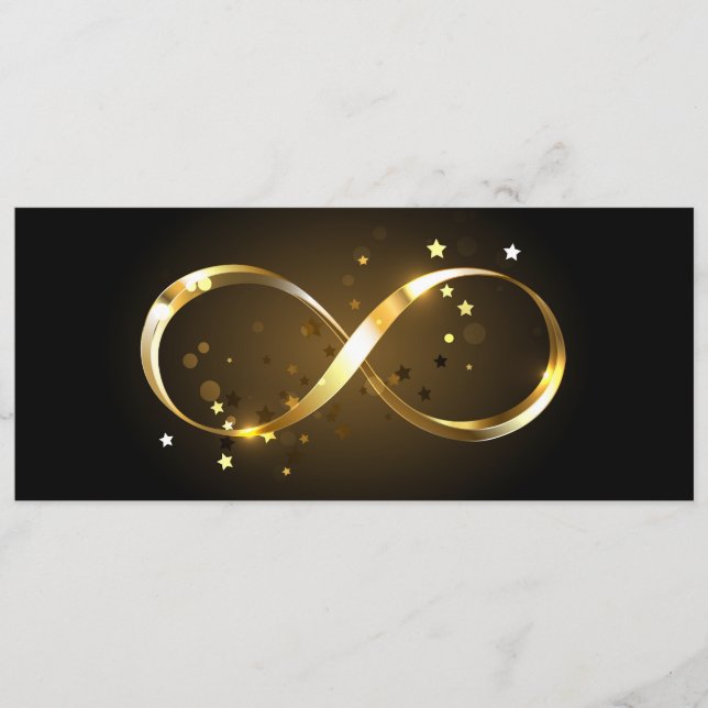 Golden Infinity Symbol Advice Card (Front)