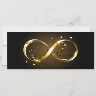 Golden Infinity Symbol Advice Card