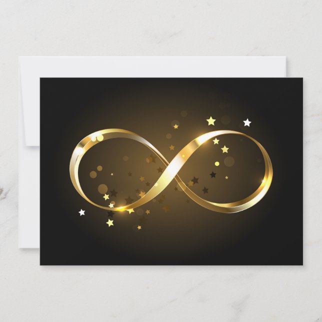 Golden Infinity Symbol Announcement (Front)